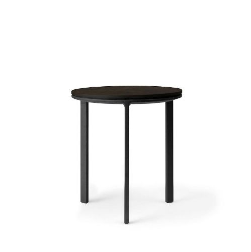 Vipp 421 Beistelltisch Ø: 40 cm – Räuchereiche/Furnier