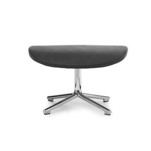 Normann Copenhagen Hyg Skammel H: 39cm - Sort Læder ultra 41599