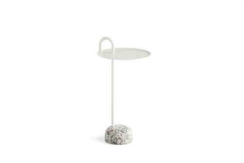 HAY Bowler Side Table Ø:36 x H:70,5 cm - Cream White