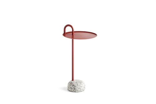 HAY Bowler Side Table Ø:36 x H:70,5 cm - Tile Red