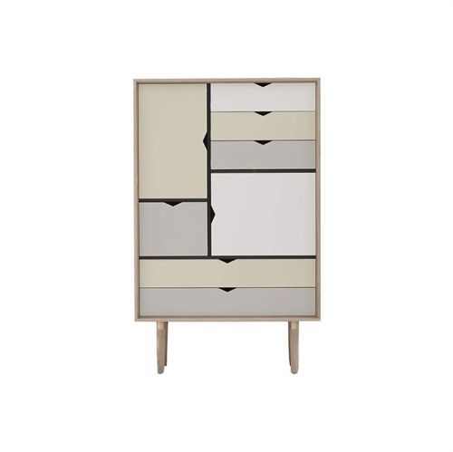 Andersen Furniture S5 83x132 cm – Eiche/farbige Fronten