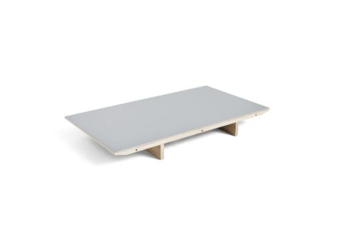 HAY CPH 30 ausziehbares Blatt 50 x 90 cm – Eiche lackiertes Sperrholz/graues Linoleum