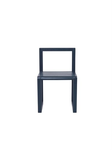 Ferm Living Little Architect Stuhl H: 51 cm - Dunkelblau