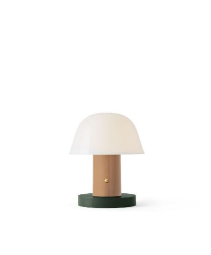 &Tradition Setago JH27 Table Lamp H: 22 cm - Nude & Forest
