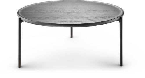 Eva Solo Savoye Couchtisch Ø: 90 H: 42 cm - Schwarz gebeizte Eiche