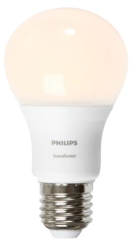 PHILIPS E27 LED Pære 8W (60W) SceneSwitch - Varm/Meget Varm/Ekstra Varm