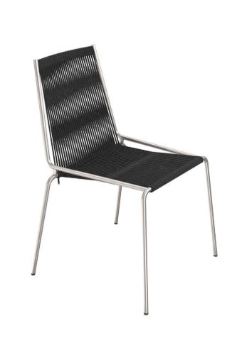 Thorup Copenhagen Noel Stuhl SH: 46 cm - Stahl/Schwarz