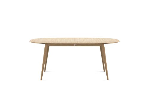 Bruunmunch PLAYdinner Lamé Esstisch mit Verlängerung inkl. 2 zusätzliche Bretter 180x105 cm - Weiß geölte Eiche