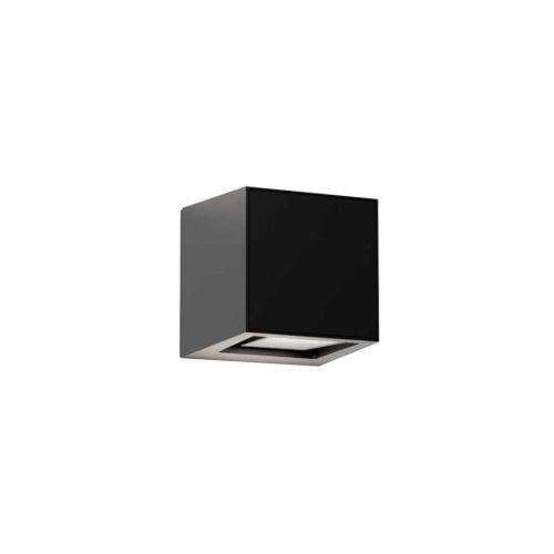 Lampefeber Gap Q Udendørs Væglampe 12x12 cm - Sort