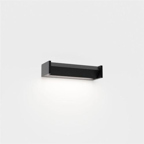 Lampefeber Slat One Outdoor Wand-/Deckenleuchte B: 22 cm – Schwarz