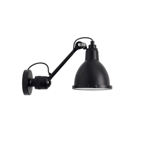 DCW Editions Lampe Gras N304 XL Wandleuchte Outdoor Seaside Ø: 22cm - Schwarz/Schwarz