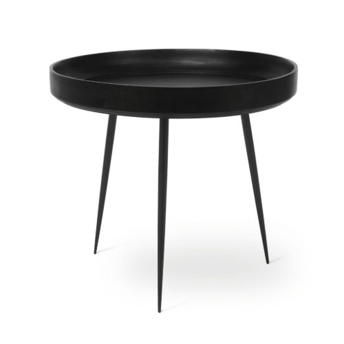 Mater Bowl Table Large Ø: 52 cm - Sort