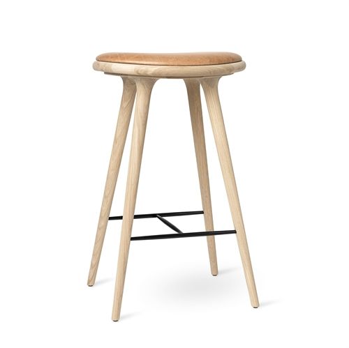 Mater High Stool H: 74 cm - Sæbebehandlet Eg