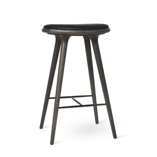 Mater High Stool H: 74 cm - Grålakeret Eg
