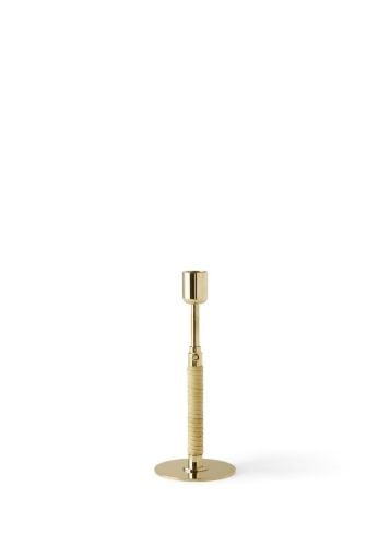 Audo Copenhagen Duca Candle Holder H: 16 cm - Polished Brass