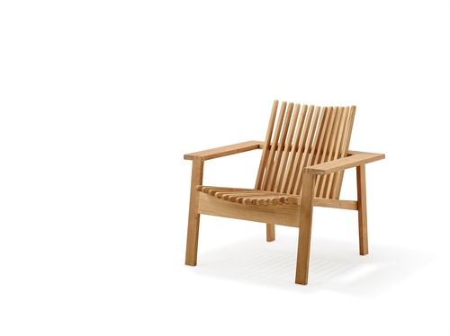 Cane-line Outdoor Amaze Loungehocker, Stabstange – Teak