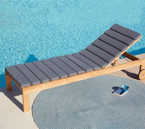 Cane-line Outdoor Amaze Kissen für Sonnenliege – Grau