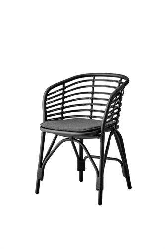 Cane-line Outdoor-Kissen für Blend/Moments Stuhl – Schwarz