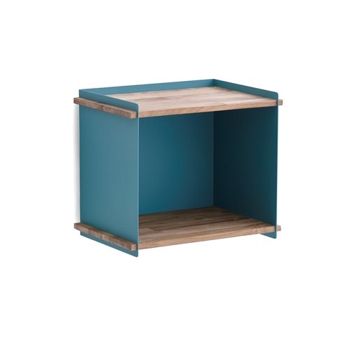 Cane-line Outdoor Box Wand H: 25,5 cm – Teak/Aqua