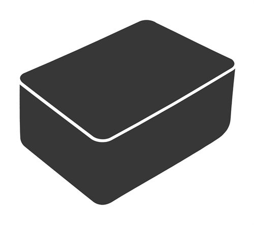 Cane-line Outdoor Cover 5 Til Medium Lounge/Sofa Gruppe 205x180 cm - Schwarz