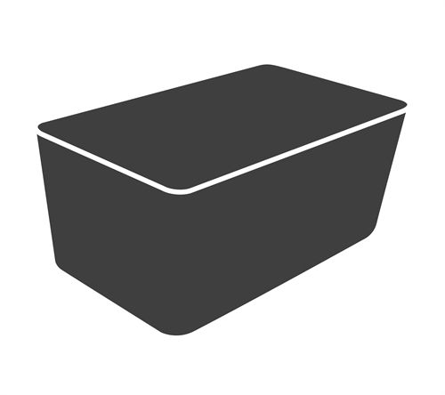 Cane-line Outdoor Cover 15 til Space Modul 185x107 cm - Black