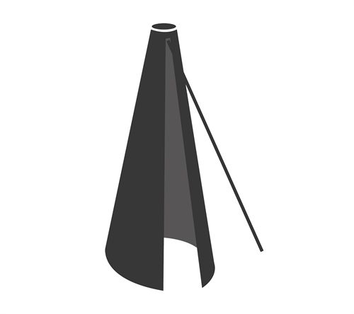 Cane-line Outdoor Cover 18 bis Hyde Sonnenschirm 300 x 400 cm – Schwarz