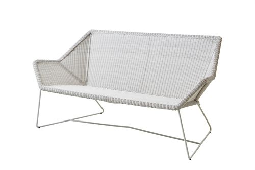 Cane-line Outdoor Breeze 2 Pers. Loungesofa L: 154 cm – Weißgrau