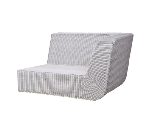 Cane-line Outdoor Savannah 2pers sofa venstre modul - White Grey