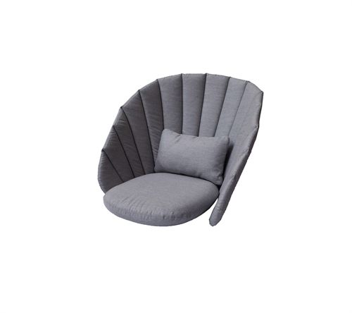 Cane-line Outdoor Hyndesæt für Peacock Loungesessel 44x58 cm - Grey Natté