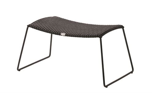 Cane-line Outdoor Breeze Fodskammel H: 72 cm - Schwarz