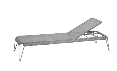 Cane-line Outdoor Breeze Sonnenliege Stapelbar - Hellgrau