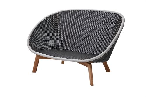 Cane-line Outdoor Peacock 2-Pers. Sofa - Hellgrau
