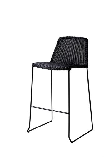 Cane-line Outdoor Breeze Barstol Stabelbar  - Black
