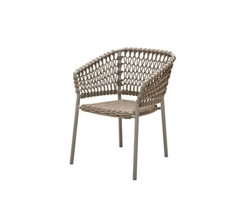 Cane-line Outdoor Ocean Stol, stabelbar - Taupe