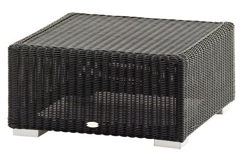 Cane-line Outdoor Chester Fußhocker 76x76 cm - Graphit OUTLET