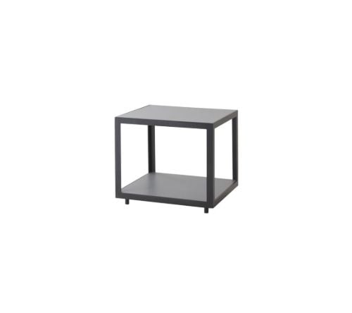 Cane-line Outdoor Level Sofabord Lille 48x48 cm - Lava Grey/Light Grey