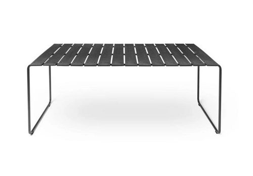 Mater Ocean Gartentisch 4 Personen L: 140 cm - Schwarz
