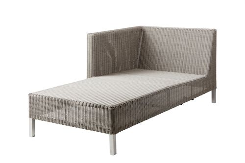 Cane-line Outdoor Connect Sofa Chaiseloungemodul, Höhe - Taupe