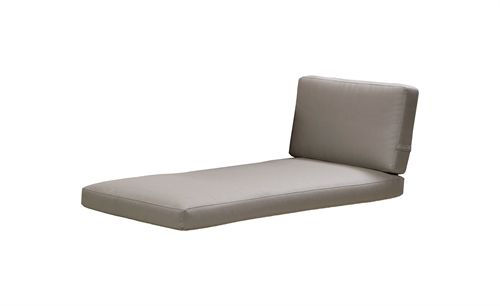 Cane-line Outdoor Connect ist mit dem Chaiseloungemodul - Taupe ausgestattet