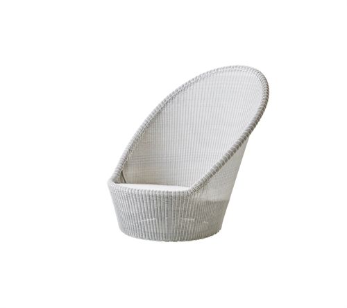 Cane-line Outdoor Kingston Solstol m/hjul - Weiß Grau