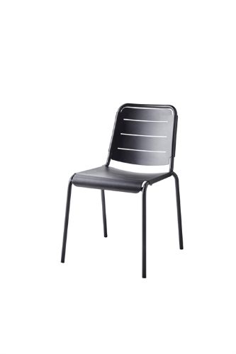 Udgået hos lev. Cane-line Outdoor Copenhagen City Stol  - Lava Grey OUTLET