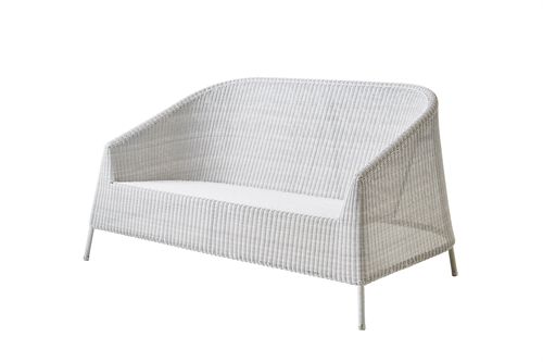 Cane-line Outdoor Kingston 2pers Loungesofa – Weiß Grau