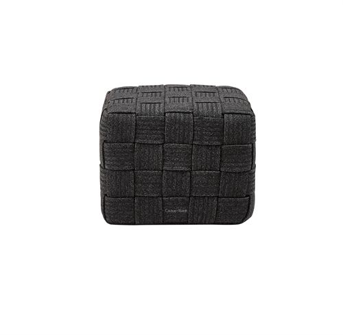 Cane-line Outdoor Cube Fodskammel H: 39 cm - Dunkelgrau