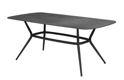 Cane-line Outdoor Joy Havebord 180x90 cm - Lava Grey/Dark Grey
