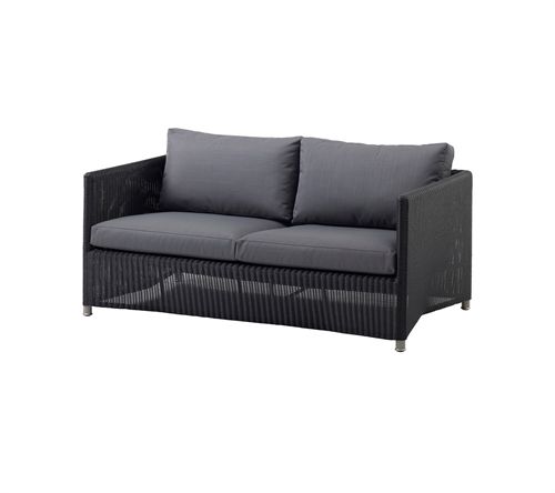 Cane-line Outdoor Diamond 2-Pers. Sofa - Graphit