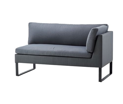Cane-line Outdoor Flex 2 Pers. Sofa Venstre Modul - Grau
