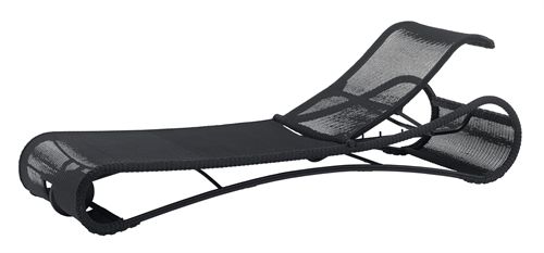 Cane-line Outdoor Escape Sonnenliege L: 217 cm – Schwarz