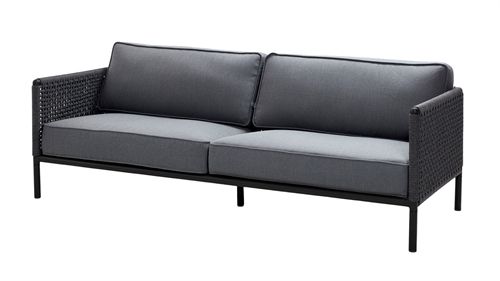 Cane-line Outdoor Encore 3-Pers. Sofa – Lavagrau