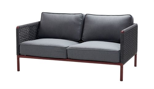 Cane-line Outdoor Encore 2 Pers Sofa B: 161 cm – Bordeaux