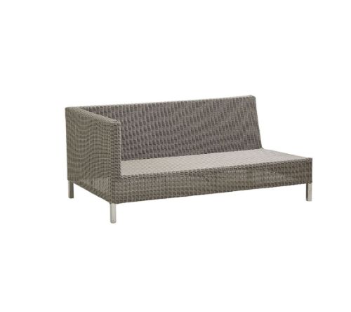 Cane-line Outdoor Connect 2 Pers. Sofa Højre Modul L: 148 cm - Taupe